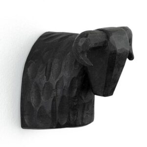 VEGG kind stór svört, 20 cm.